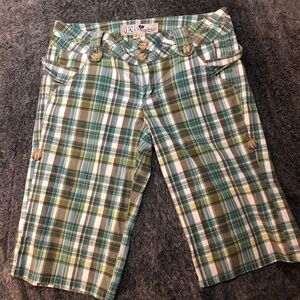 Y2K Plaid Shorts